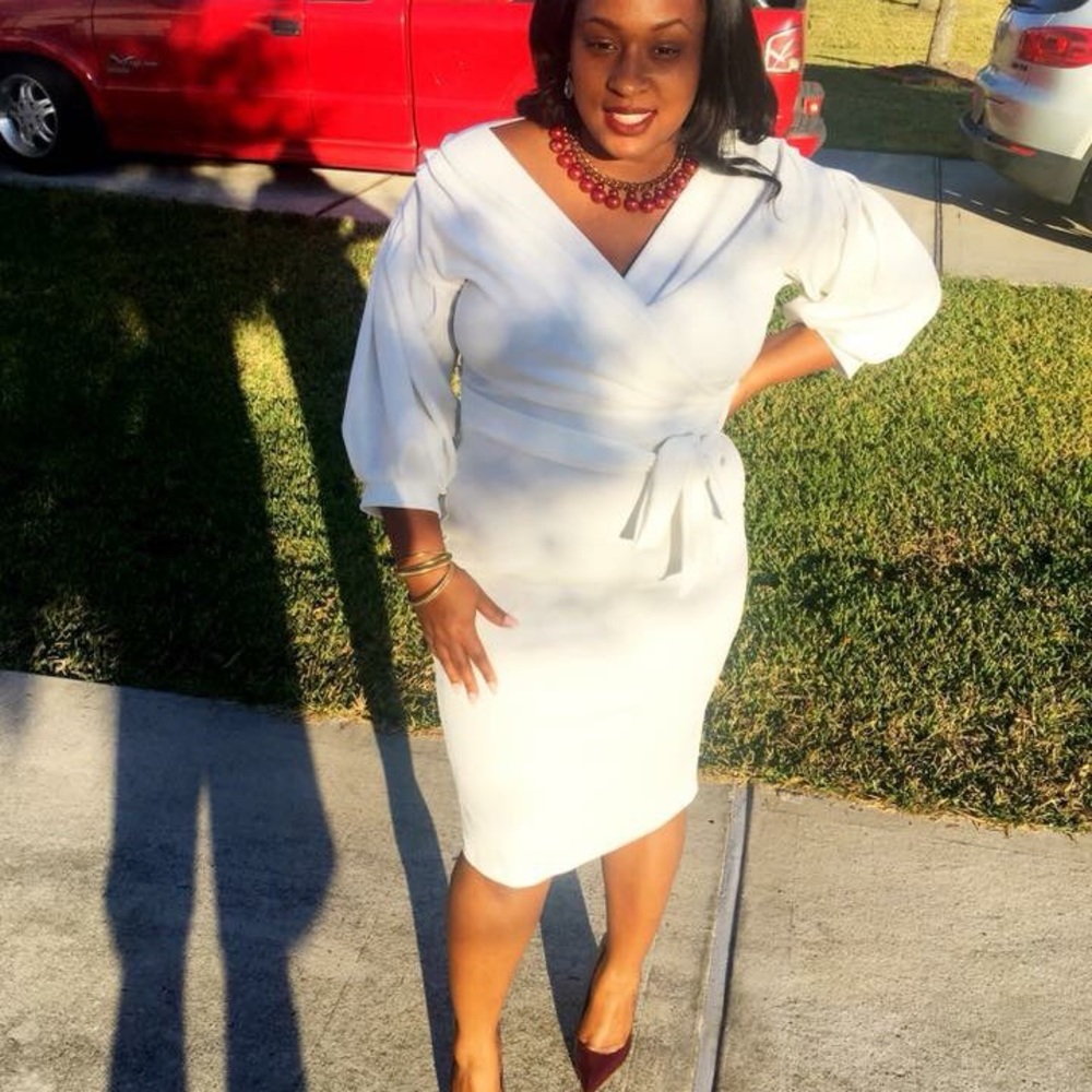 White Midi Dress